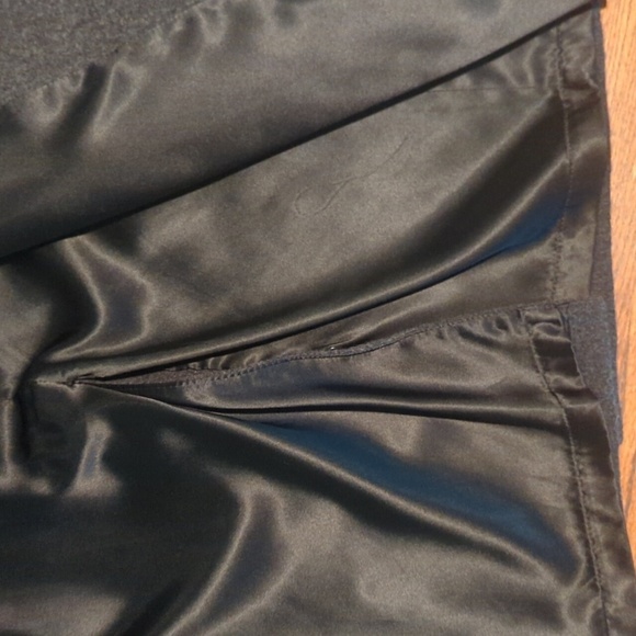 Vtg London Fog 100% wool deep charcoal long length dressy winter coat sz 42R - Picture 8 of 13